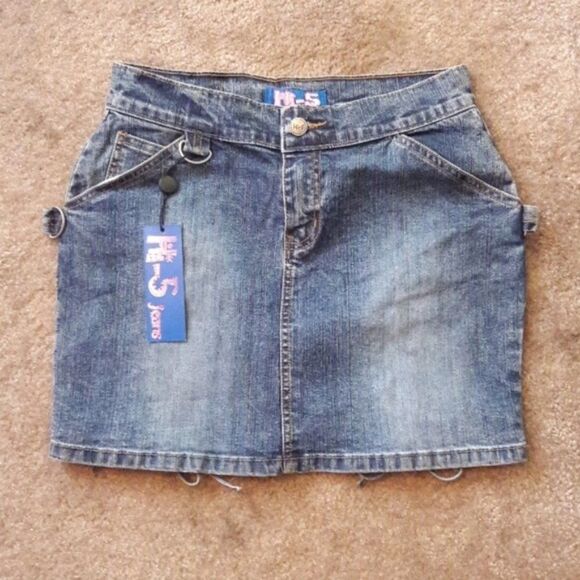 Hi-5 Jeans Skirt - Size 7 - New with Tag - Picture 1 of 8